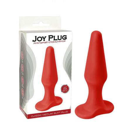 Пробка анальная Comfort, 2,9, TPE красная