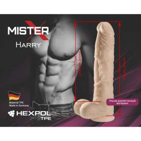 Фаллоимитатор Mister-X Harry, L-19, d-3.5