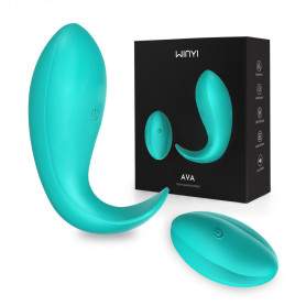 Вибратор Winyi WY0551 - GR носимый с пультом ДУ Silicone аккумулятор 93*37
