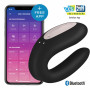 ВИБРОМАССАЖЕР ДЛЯ ПАРЫ SATISFYER DOUBLE JOY BLACK(h)