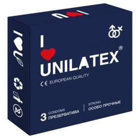 ПРЕЗЕРВАТИВЫ UNILATEX "EXTRA STRONG" особопрочные, 3 шт., арт. 3019