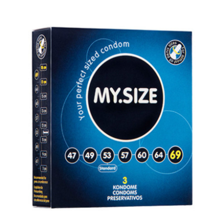Презервативы "MY.SIZE", ширина 69 мм, 3 шт.