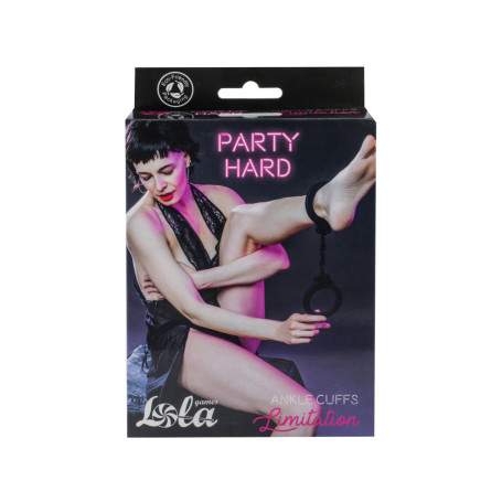 Силиконовые поножи Party Hard Limitation Black 1168-01lola