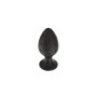 Силиконовая анальная пробка черная S (5.8*2.8cm) 3304-01