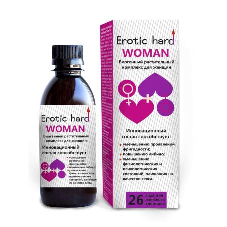 ЖЕНСКИЙ КОНЦЕНТРАТ ДЛЯ ПОВЫШЕНИЯ ЛИБИДО И СЕКСУАЛЬНОСТИ"EROTIC HARD" WOMAN