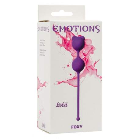 ВАГИНАЛЬНЫЕ ШАРИКИ EMOTIONS FOXY PURPLE