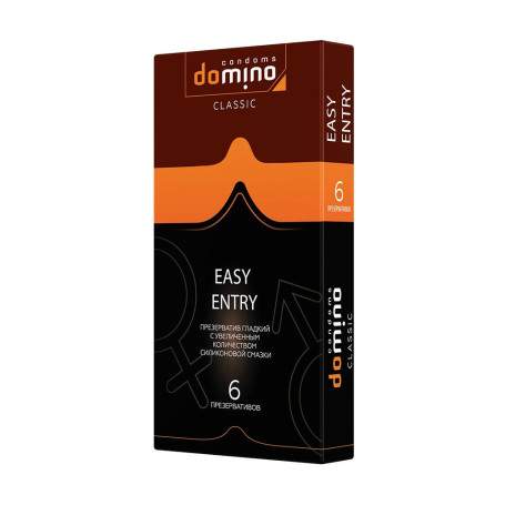 ПРЕЗЕРВАТИВЫ DOMINO CLASSICS EASY ENTRY 6 штук